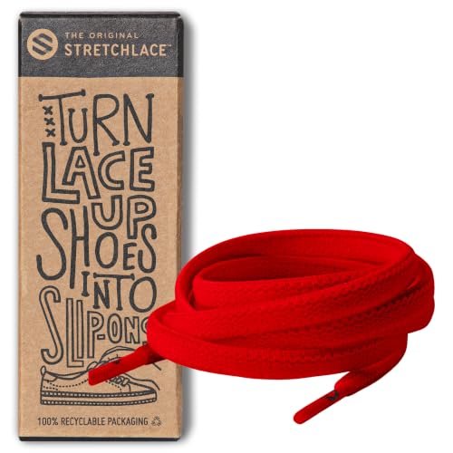 Image of THE ORIGINAL STRETCHLACE Flat Elastic Stretch Shoelaces for Sneakers