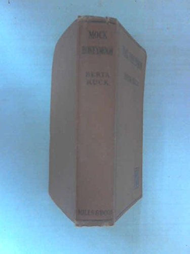 Mock-Honeymoon B000CDY6UA Book Cover