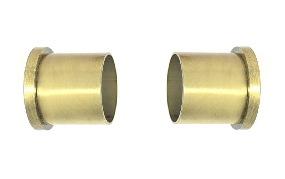 LEEZEN Special Heavy Wall to Wall Bracket for Stainless Steel Curtain Rod, Parda Holder and Wardrobe Rod Holder (Pack of 1 Set, Antique)