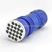 LEDwholesalers Crime Scene Blue LED Flashlight 455 460 Nm 3 AAA Torch, 7305blue