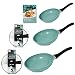 Produktbild Pfannenset mit Antihaftbeschichtung Starlyf JADE PAN, 5-piece Set (3 Pfannen + 2 Glasdeckel) Gesundes Kochen mit gratis Rezeptbuch, PFOA