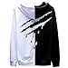 Produktbild XIAOYAO Hoodie Herren Techwear Kapuzenpullover Hip Hop Long Sleeve Streetwear Urban Pullover Unisex Casual Sportlich