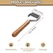 Dog Hair Brush Deshedding Tool, Wooden Pet Grooming Comb, Undercoat Rake for Dogs and Cats, Double-sided Dematting Tools Shedding Brushes, Self Cleaning Pets Fur Remover Combs for Cat Horse Puppy