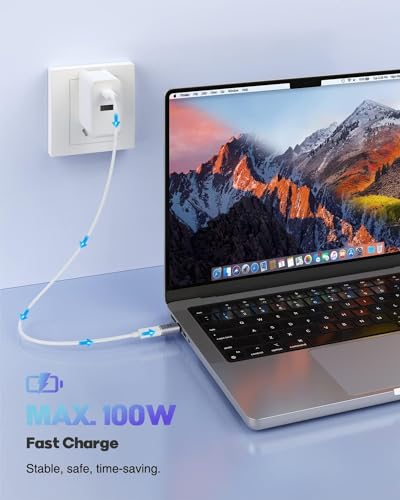 Image of Tobo Magnetic USB C Adapter 24 Pins with PD 100W Fast Charge USB 4 40Gbps 8K 60Hz for Thunderbolt 3 /4, MacBook Pro /Air /ROG Ally /Steam Deck /PS5 PSVR 2, Straight (TD-1105TC, Pack-of-2)