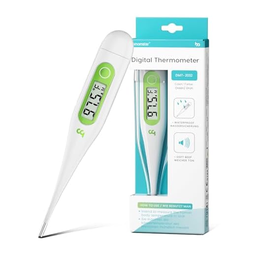 Thermometer for Adults, Oral Thermometer for Fever, Medical Thermometer with Fever Alert, Memory Recall, C/F Switchable, Rectum Armpit Reading Thermometer for Baby Kids and Adults