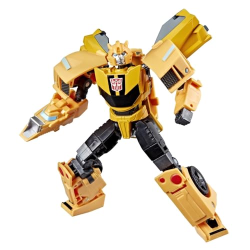 Transformers Toys EarthSpark Deluxe Class Bumblebee Action Figure, 5-Inch, Robot Toys for Kids Ages 6 and Up