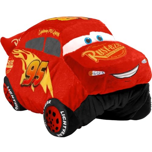 Pillow Pets Disney Pixar Cars 3, Lightning McQueen, 16' Stuffed Plush Toy