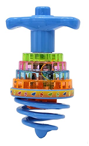 Hanukkah Dreidel Musical Bouncing Light-Up Dreidel Hanukkah Toys - Assorted Colors #TOP4