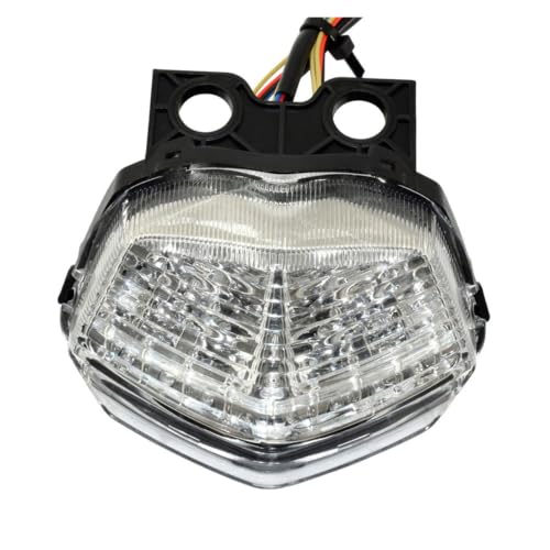 Feu de freinage Ninja 250R transparent avec clignotants LED intégrés durables