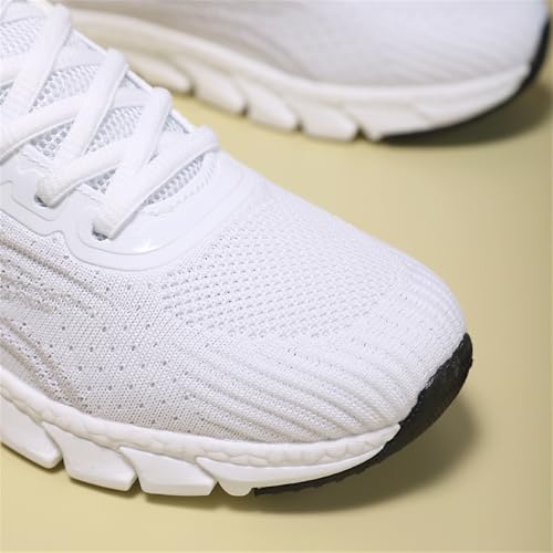 Sneakers for Women Running Shoes New Air Mesh Woven Breathable Road Running Shoe Sports Woman Casual Shoes Soft Sole Outdoor Sneakers Tennis Shoes Leisure Hiking Footwear Lady Girl Shoe Black White4