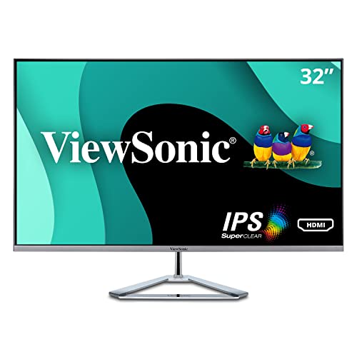 32 1080p Frameless IPS Monitor with Screen Split Capability for Home Office (Renewed)