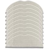 HpLive 4/10 Stück Mikrofaser Wischmop Ersatzteile für Dreame D20/D20 Pro Plus Saugroboter(10pcs)