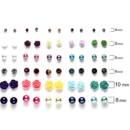 Image of Shining Diva Fashion Stylish Combo Metal Earrings for Women and Girls