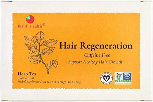 Health King Hair Regeneration Herb Tea Bags - 20 Count, 1.12 Ounce ( 3 Pack) #TOP4