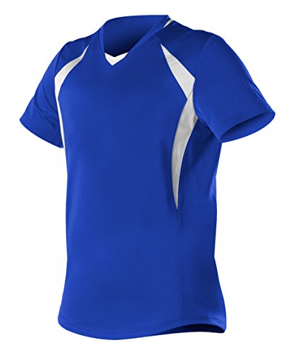 Alleson Ahtletic Damen Geflochtenes Strick-Trikot Fastpitch/Softball, Damen, Royal/Weiß, XX-Large Cover