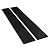 Sunny Heart Solid Wood Slat Panels for Wall 2-Piece 93.5" x 12.6" Acoustic Panels for Interior Wall Decor Noise Cancelling Soundproof 3D Fluted Sound Absorbing Panel Black