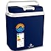 KESSER® 24 Liter Kühlbox | KÜHLT und WÄRMT | Thermo-Elektrische Kühlbox 12 Volt und 230 Volt | Mini-Kühlschrank | für Auto und Camping | EEK A+++ | Mini-Kühlschrank | Auto und Camping, Navyblau