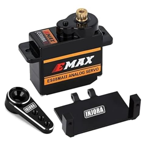 INJORA RC Servo Steering Servo with Mount and Arm Cover