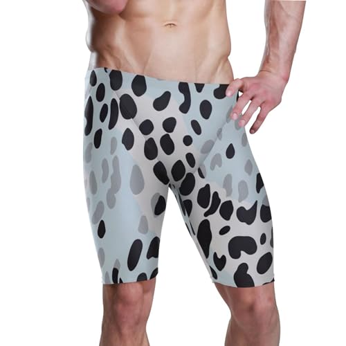 UMIRIKO Leopard Men's Swimsuit Swim Jammers L B0401158