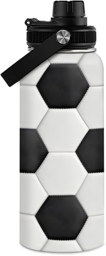 Soccer Insulated Water Bottle 32oz - Soccer Gifts For Husband