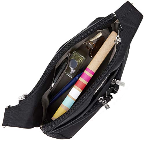 Image of Baggallini Crossbody Travel Bag 11x8.5 Lightweight Water-resistant Nylon Handbag