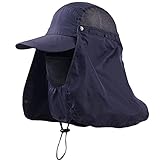 QSXX Faltbar Sonnenhut Atmungsaktiv UV Schutz Sonnenhut Atmungsaktiv Komfort Sonnenhut Herren Damen Für Baseball Sommer Outdoor Wandern Angeln Garten Jagd Camping