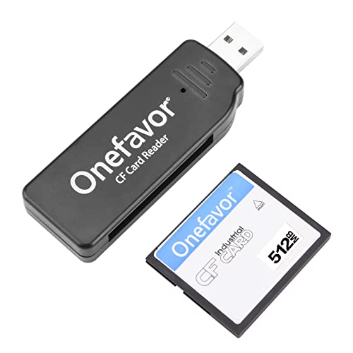 Lecteur de cartes mémoire Compact Flash CF avec carte CF 512 Mo incluse