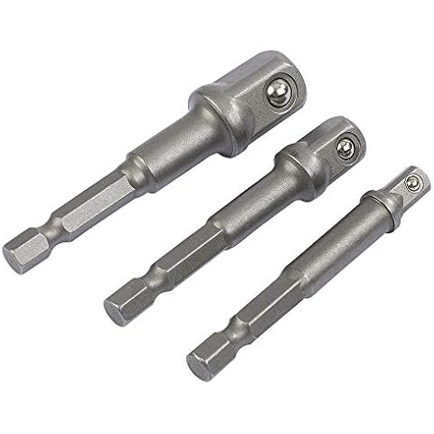 Draper 3 Piece Impact Socket Set with Adapters Cover