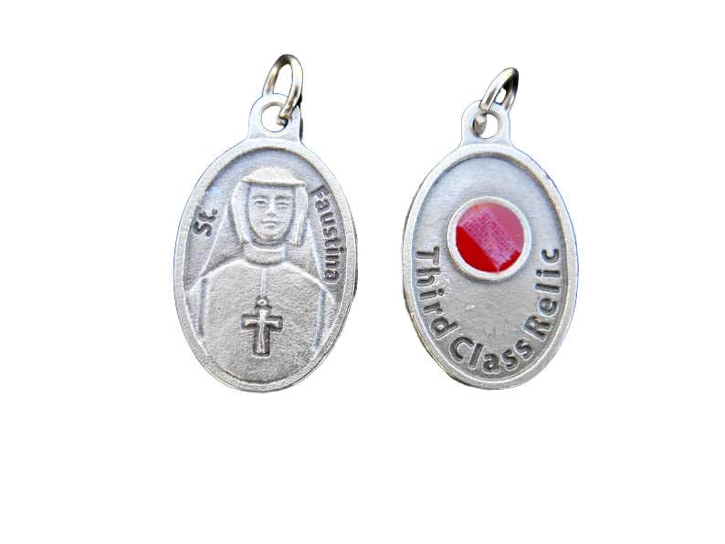 Third Class Relic Medal St. Faustina From Italy