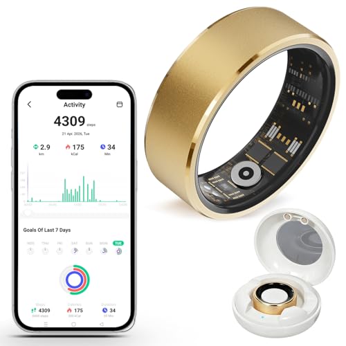 Secofy Smart Fitness and Activity Ring for Men and Women...