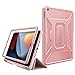 Price comparison product image MoKo Case for New iPad 9th Generation 10.2 2021 / iPad 8th Gen 2020 / iPad 7th Gen 2019, iPad 10.2 Case,[Built-in Screen Protector + Pencil Holder] Full-Body Shockproof Cover,Auto Sleep/Wake,Rose Gold