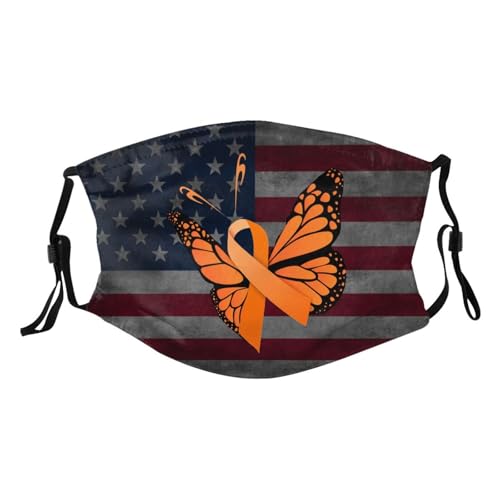 Leukemia Cancer Awareness Ribbon Adult Dust Mask Adjustable Dust Face with 2 Filter6095