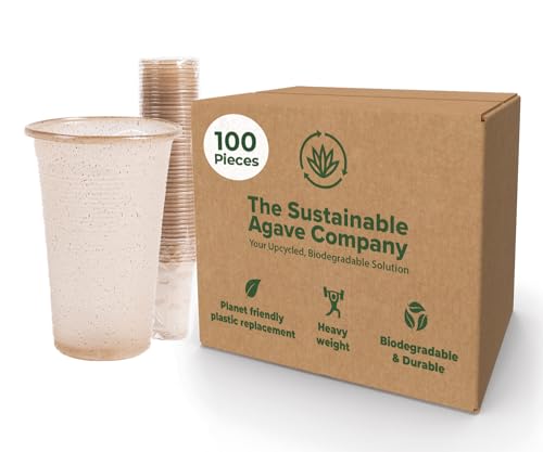 Sustainable-Agave-Co-Sweet-Agave-Fiber-Cups-12-Ounce-100-Count-Biodegradable-Plant-Based-Made-With-Upcycled-Materials-Clear
