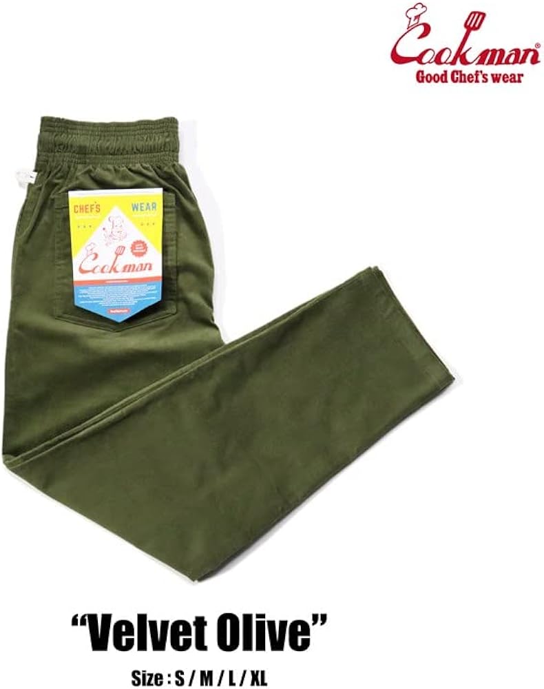 Amazon | [クックマン] Chef Pants シェフパンツ Velvet ベルベット