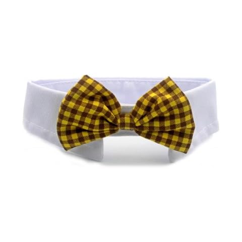 Namsan Hund Katze Welpen Haustier Fliege Krawatte England Style-Gelb Cover