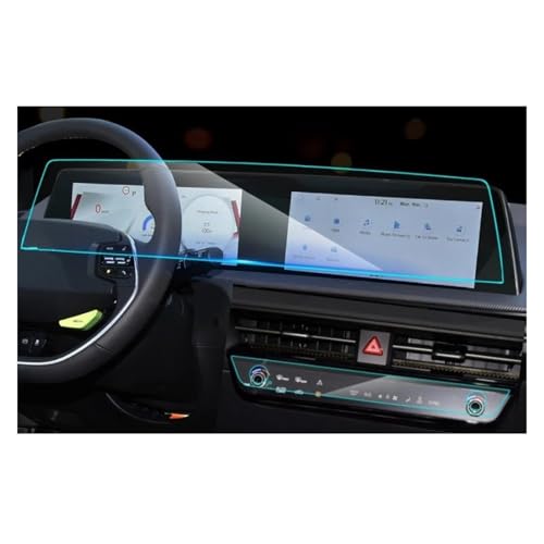Protection écran navigation Kia EV6 haute transparence lot de 2