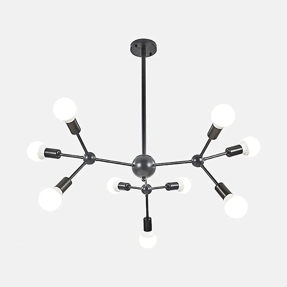 LYMSXAZOU Modern Industrial Chandelier Nordic E27 Adjustable Ceiling Light Gold Hanging Lamp for Living Room Kitchen Café Elegant Home Decor Lighting