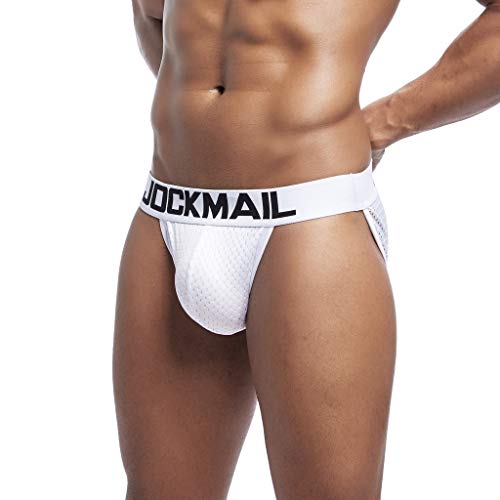 Calzoncillos para hombre de malla transpirable para parches, deportes de fitness, ropa interior de...