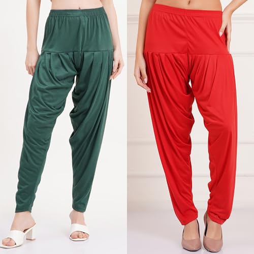 Image of Buy That Trendz Patiala Salwar for Women Relaxed Fit Viscose Patiyala Salwar Harem Bottom Pants