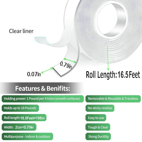 Jwxstore JDST Double Sided Tape Heavy Duty thumb #1