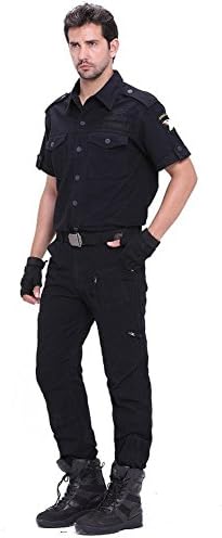 sunsnow Men's Tactical Pants Outdoor Cargo Pants Men Rip-Stop Workout Pants with Multiple-Pockets