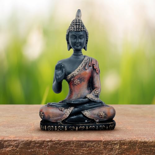 Decowiser Antique-Style Buddha Statue Decorative Showpiece for Ho...