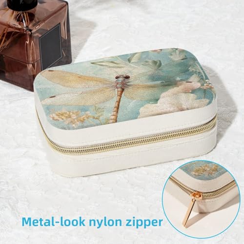 Boîte à bijoux libellule blanche, cadeau poétique pour filles