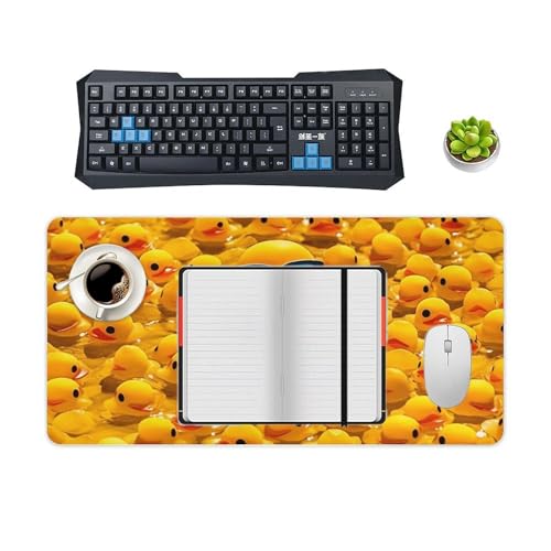 Yellow Ducky Desk Pad Protector Large Waterproof Desk Mat miniatura 4