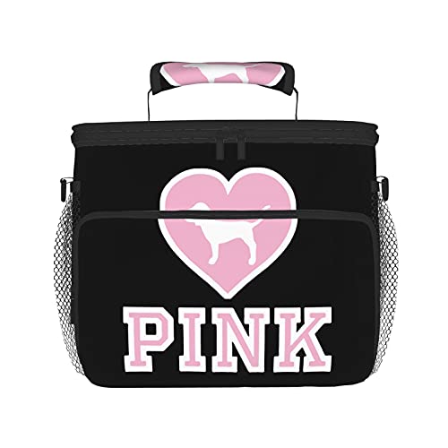 Antoipyns OPQWAHJFBMS0UFQFDIFNKLOIB0AFZU6W Cute Victoria Secret Love Pink Portable Insulated Waterproof Tote Bento Bag Lunch Tote thumb #1