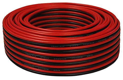 Toolcity Câble de Haut-Parleur 2 x 1,50 mm², 25 m