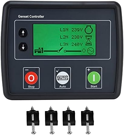 Miniatura 7 de Luqeeg Controlador de generador DSE4510, controlador de generador de pantalla LCD, controlador de grupo electrógeno de parada de arranque