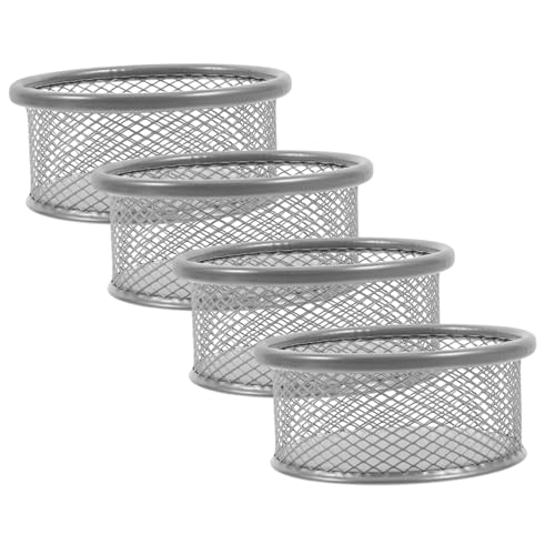 KICHOUSE Metal Paperclip Holder Storage Box Pencil Shaped Container for Desk School Supplies