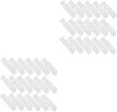 Garneck 40 Peças De Hastes De Reparo De Cortinas Hastes De Cortinas Verticais Para Suporte De Persianas Persianas Brancas Clipes De Venezianas Componentes De Moldura De Janela