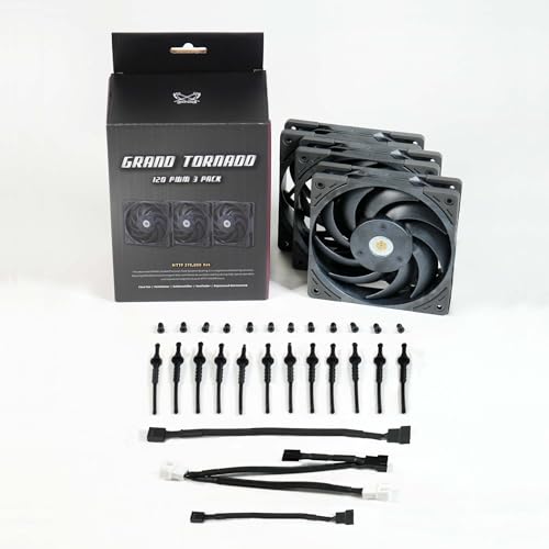 Ventilateur PC 120mm Scythe Grand Tornado PWM silencieux x3 - 3